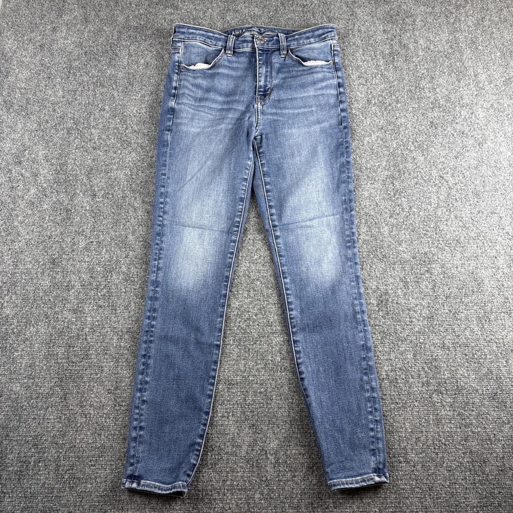 American Eagle Next Level Skinny Jeans Women's Size 8 Regular Medium Wash